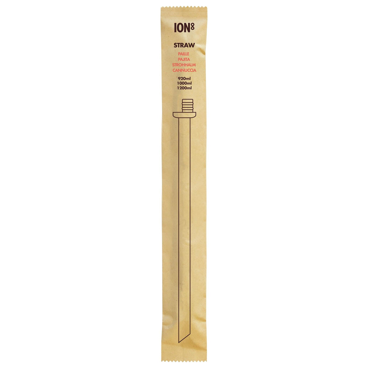 X-Large straw for 920–1200ml OneTouch bottles