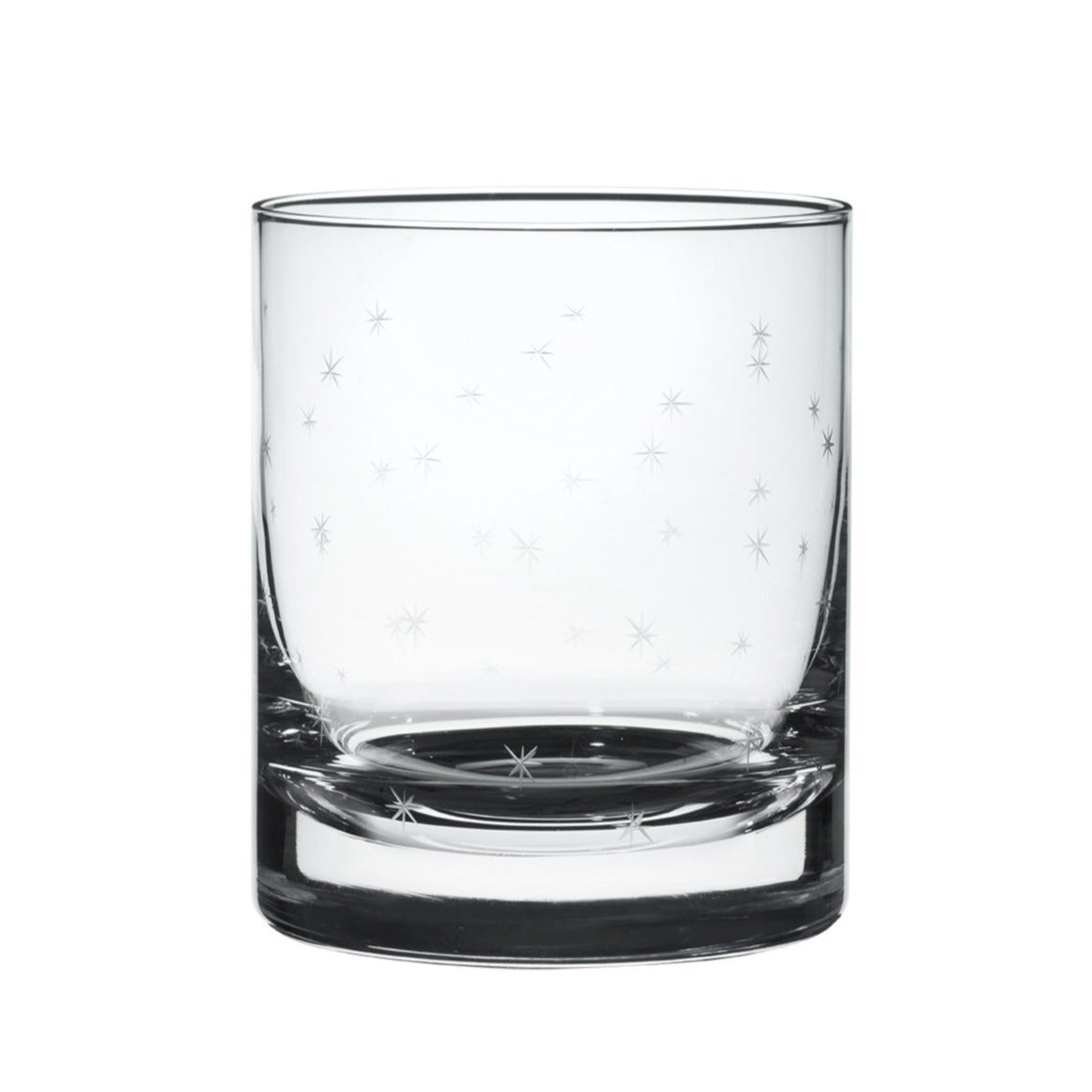 Crystal Whisky Glasses with Stars Design